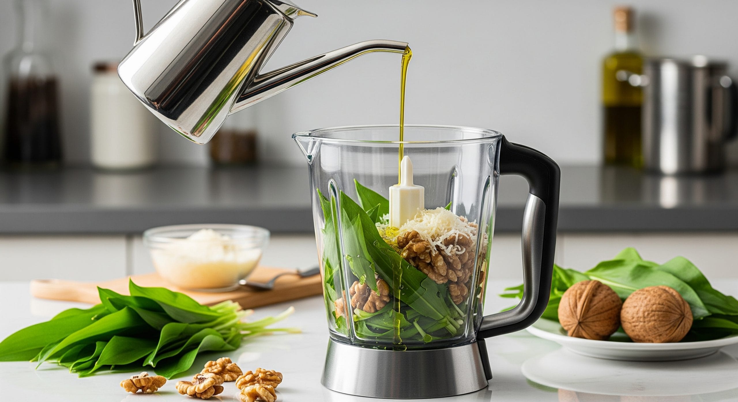 Pesto z medvedieho cesnaku
