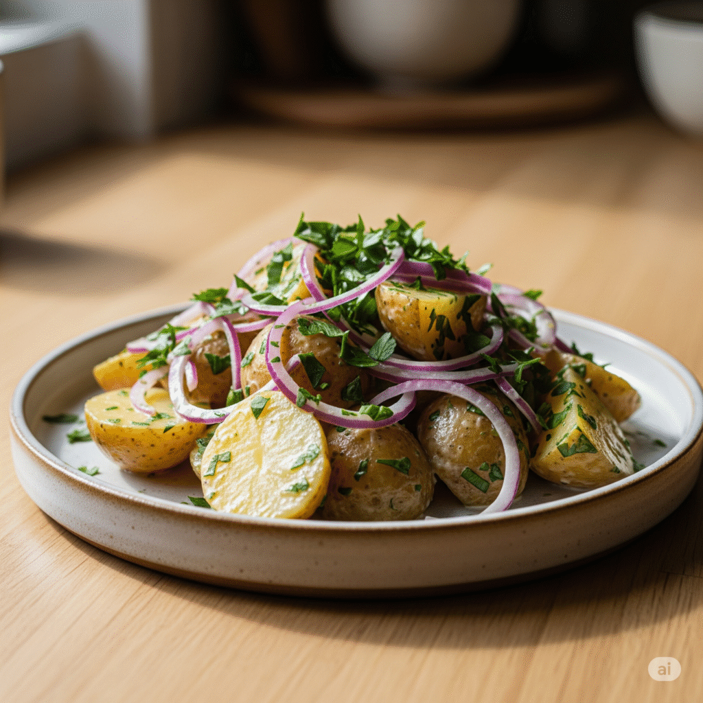 nahlad zemiakovy salat s cibulkou